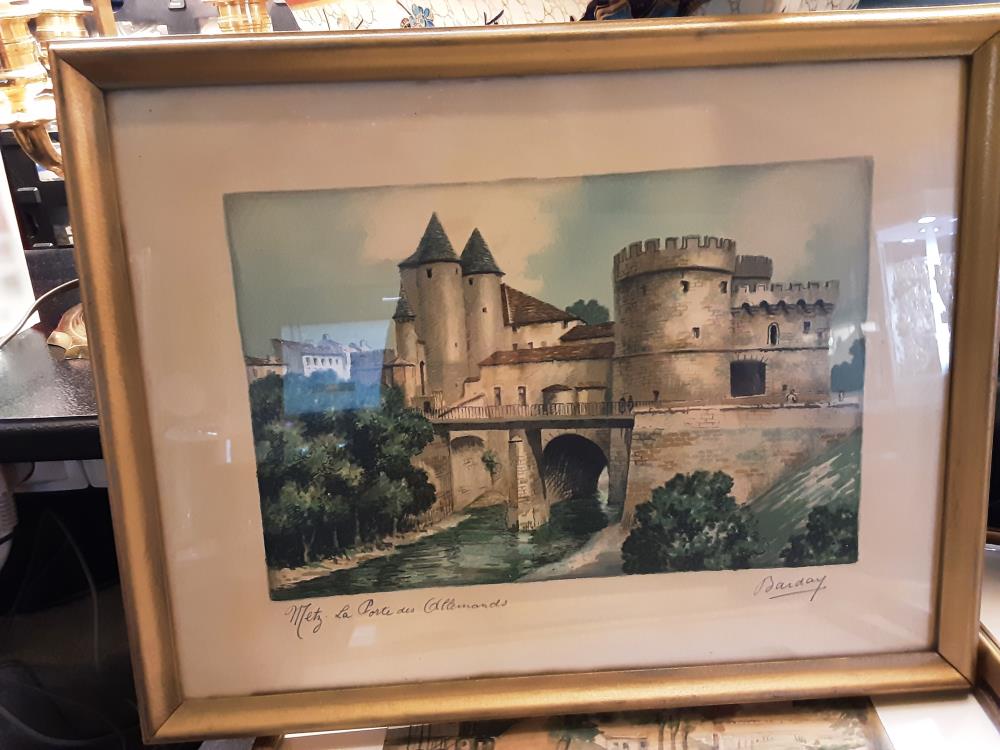 AQUARELLE SIGNÉ BARDAY