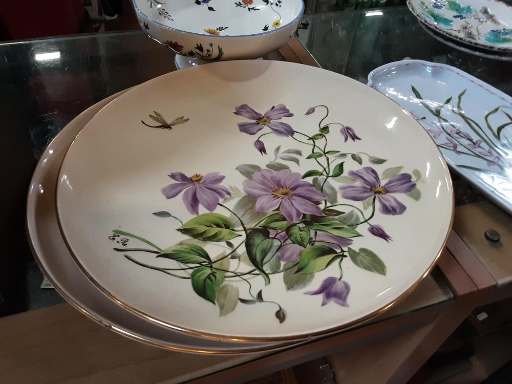 ASSIETTE DECO FLEURS