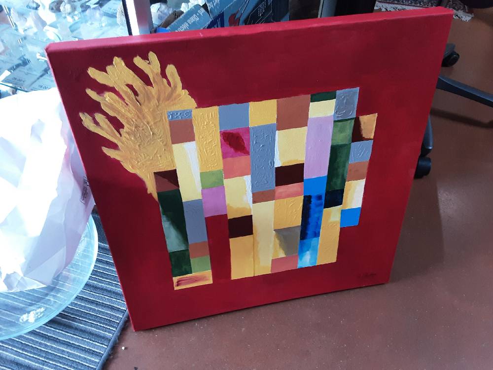 PEINTURE TOILE COLORE