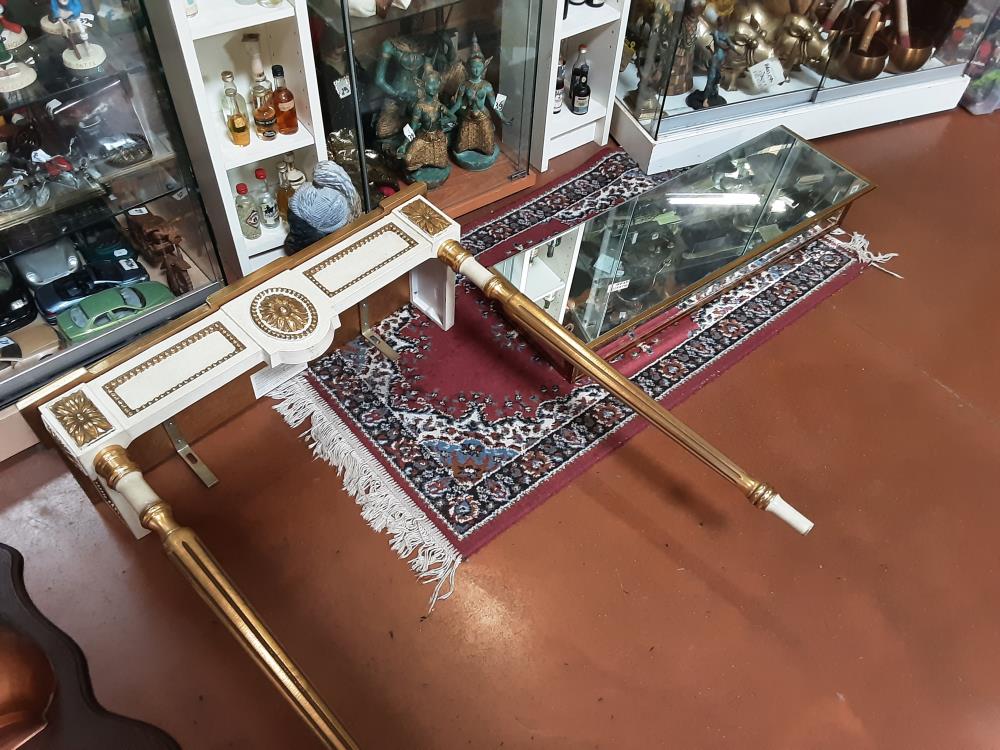 CONSOLE MURALE 2 ELEMNTS + ETAGERE