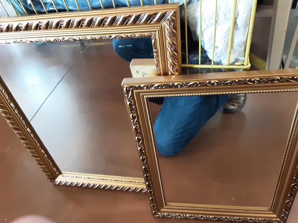 MIROIR PM DORÉ 