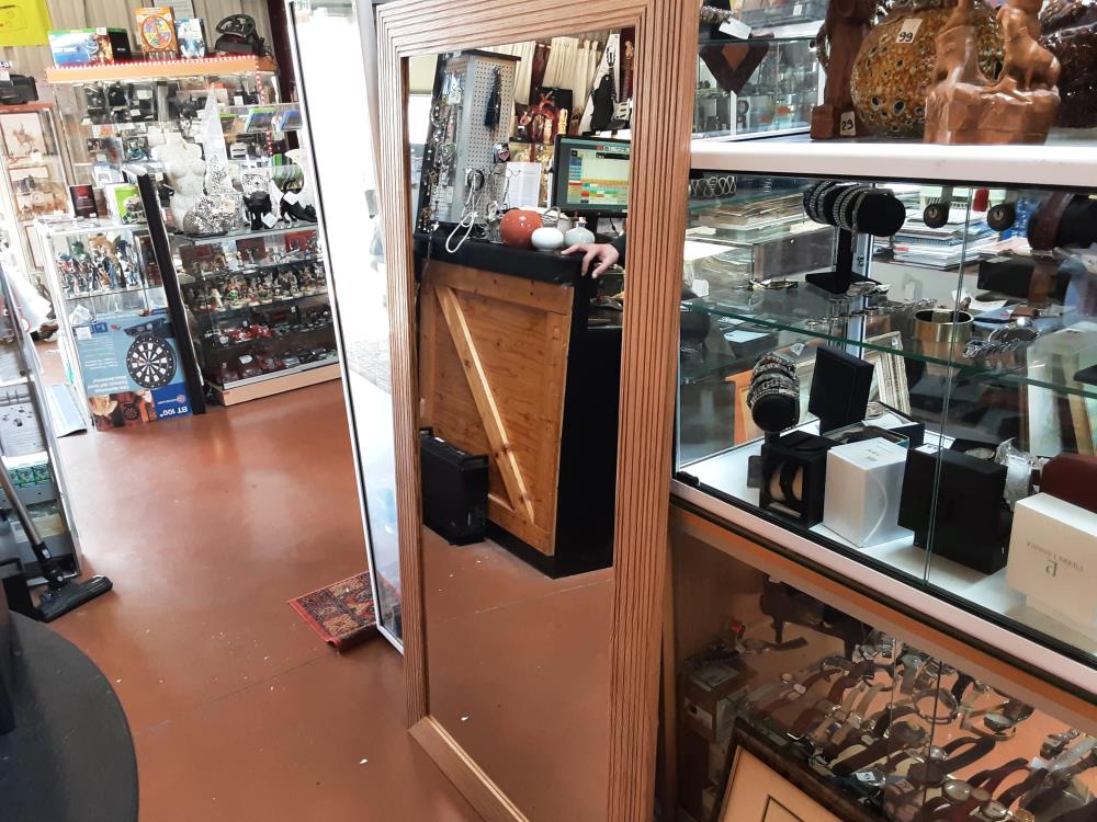MIROIR CHENE 90X150