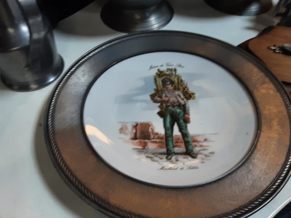 ASSIETTE ETAIN HOMME