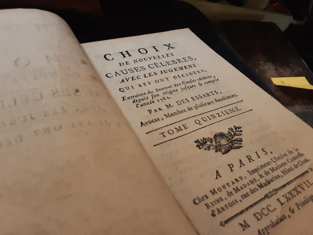 LIVRE CHOIX DU NOUVELLES CAUSES CELEBRES