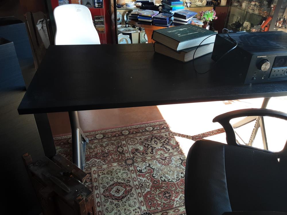 BUREAU PLATEAU BOIS REGLABLE