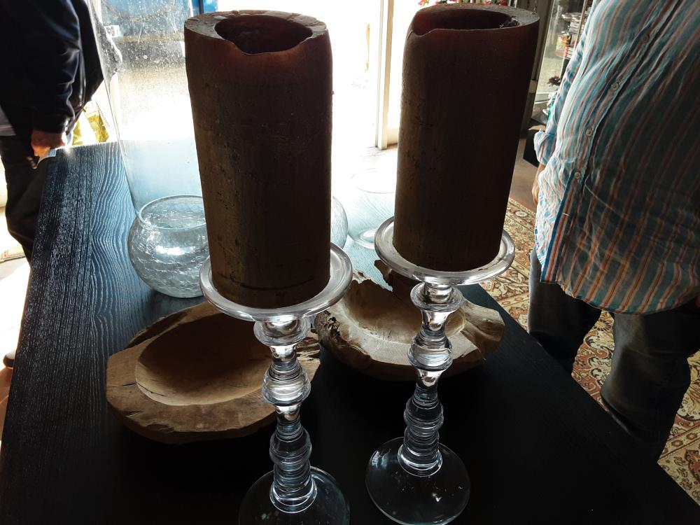 BOUGEOIR VERRE