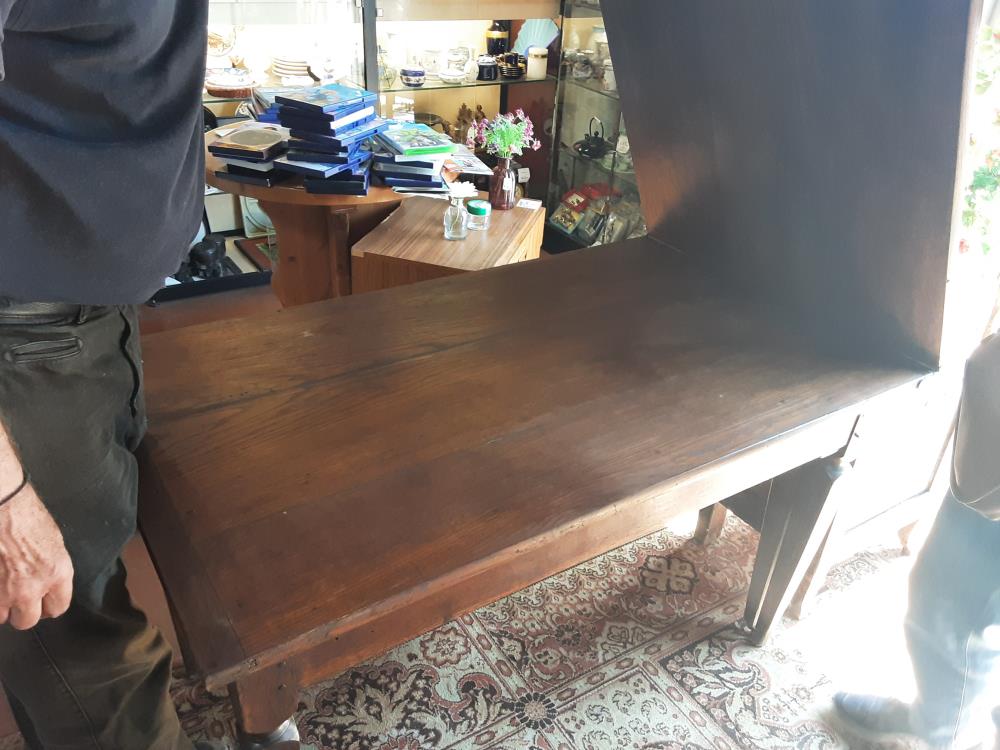 TABLE PORTE FEUILLE CHENE 