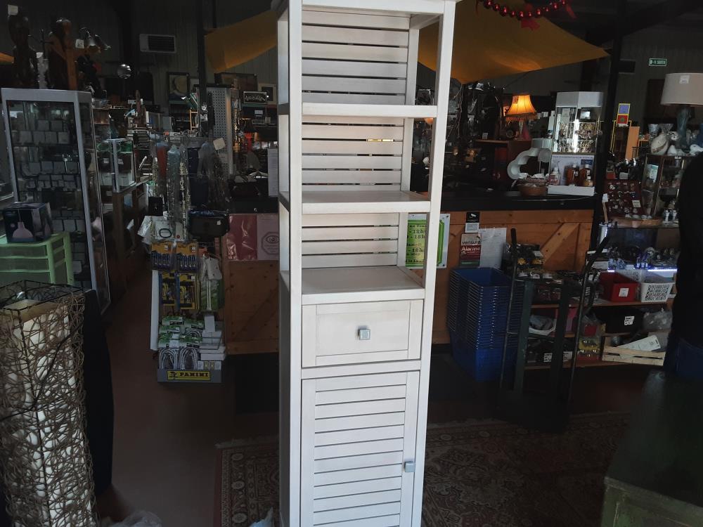 ETAGERE 1T 1P BLANCHE