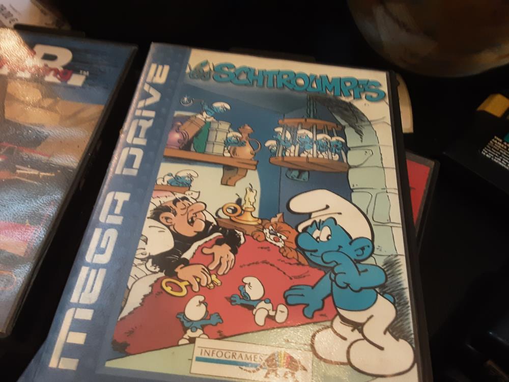 JEUX MEGA DRIVE LES SCHTOUMPFS 