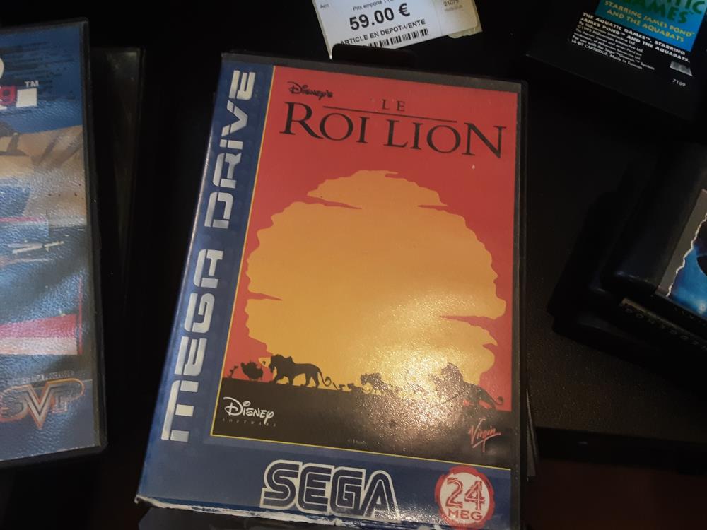 JEUX MEGA DRIVE LE ROI LION 