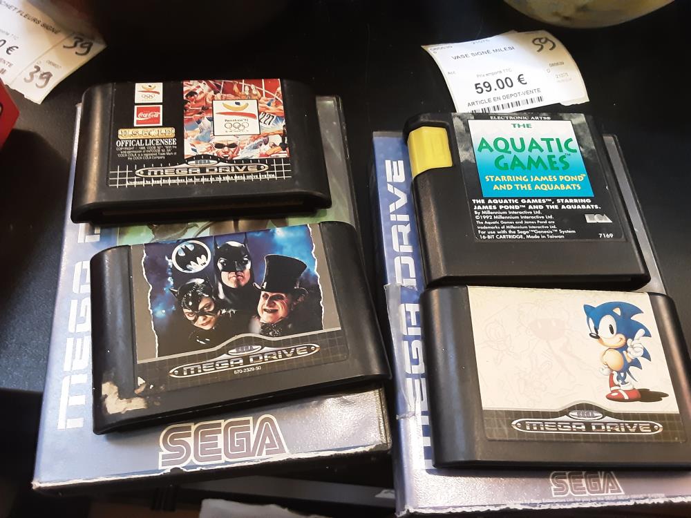 JEUX MEGA DRIVE 