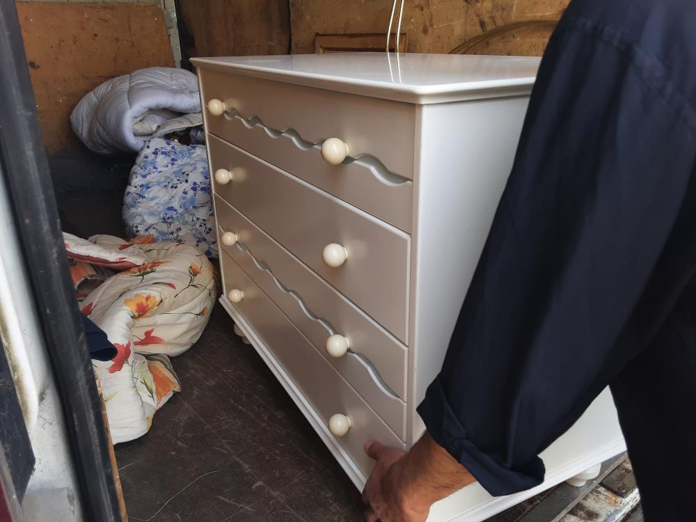 COMMODE 4T BLANCHE