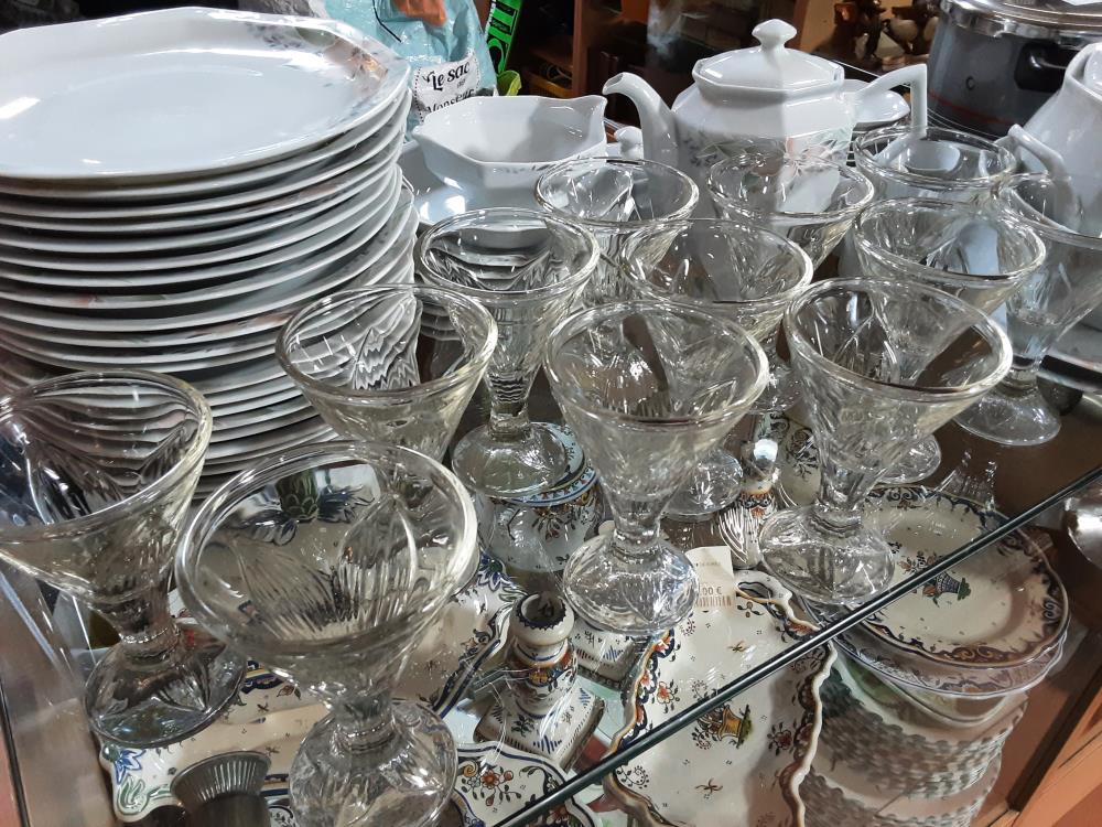 LOT DE 6 COUPES A GLACE