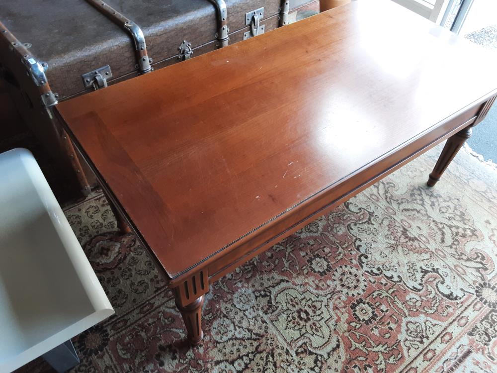 TABLE BASSE BOIS NOYER 2T