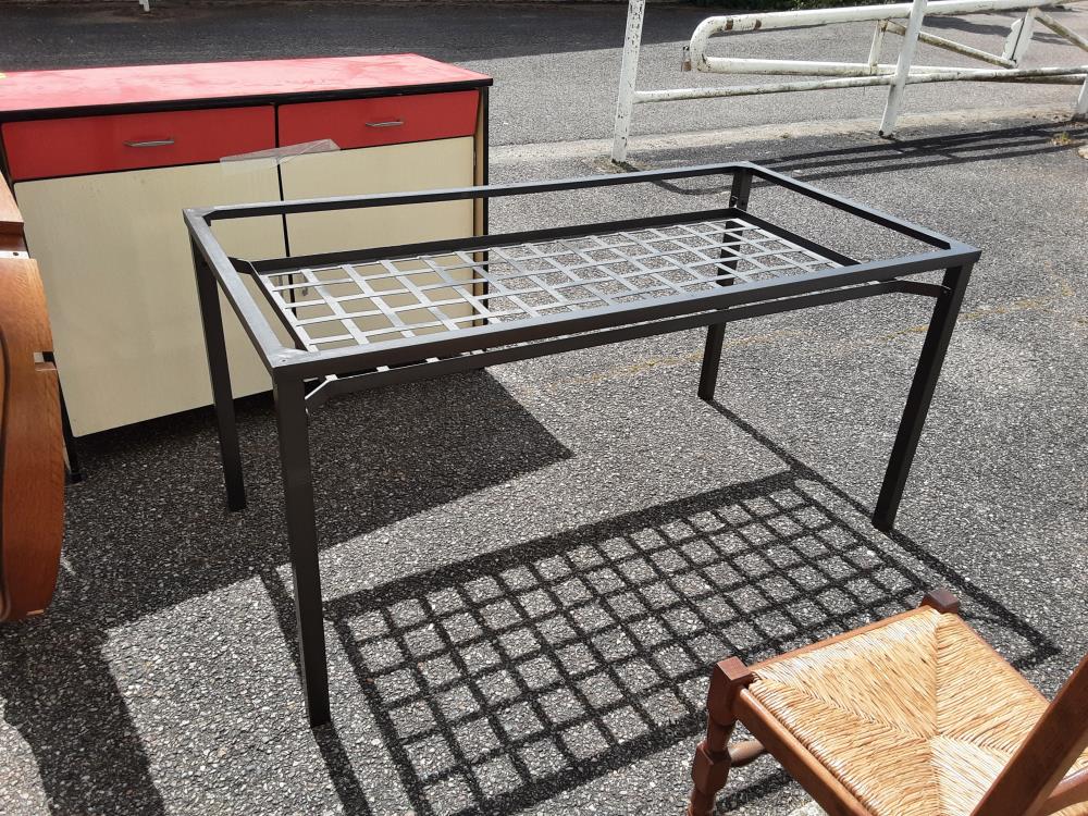 TABLE PLATEAU VERRE 