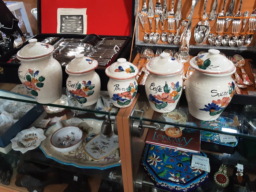 LOT DE 5 POTS VALLAURIS
