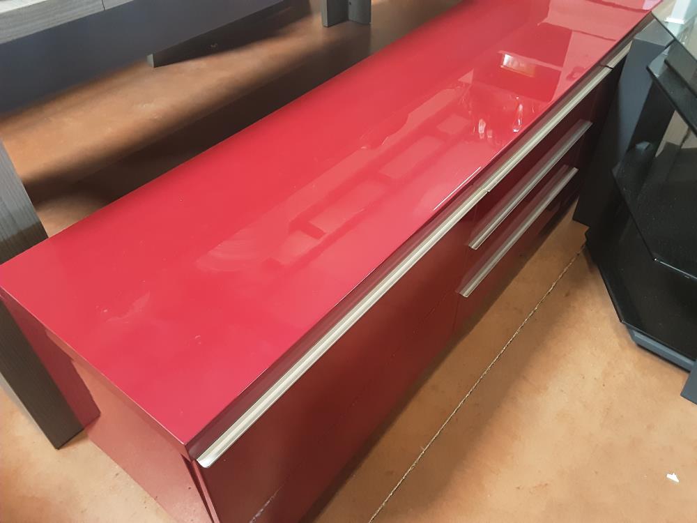 MEUBLE TV ROUGE 5T 