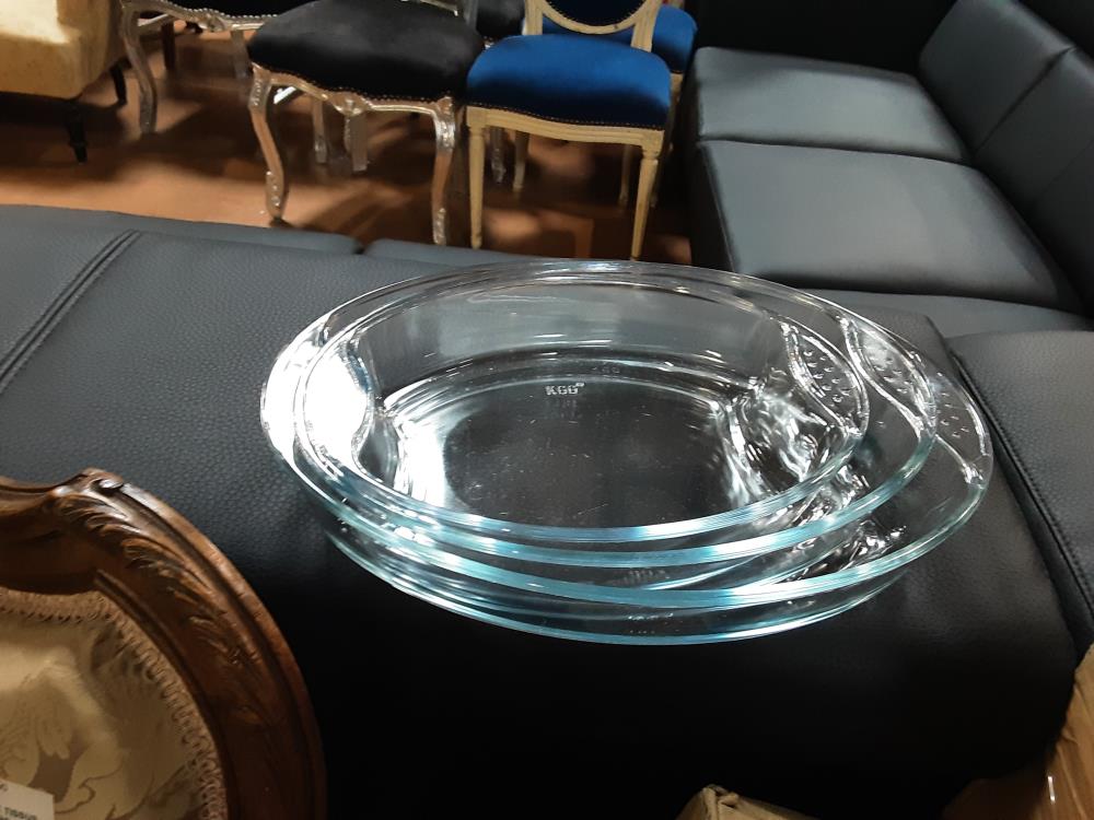 LOT DE PLAT VERRE 