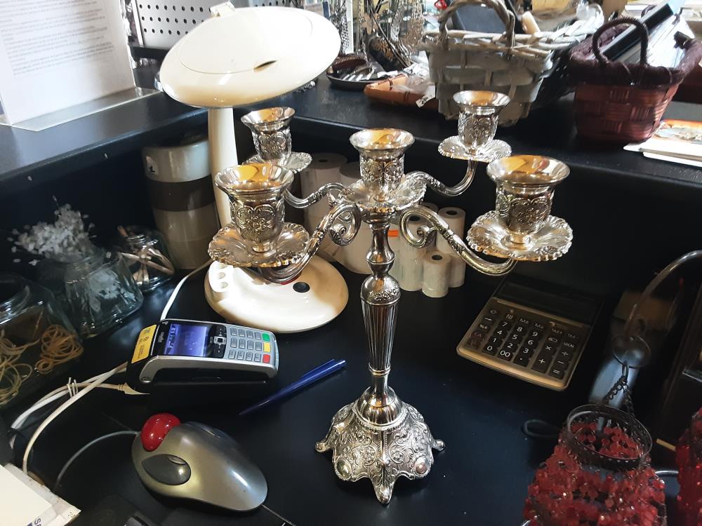 CHANDELIER ARGENTE