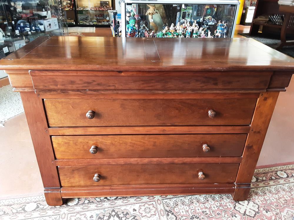 COMMODE 4T MERISIER MASSIF