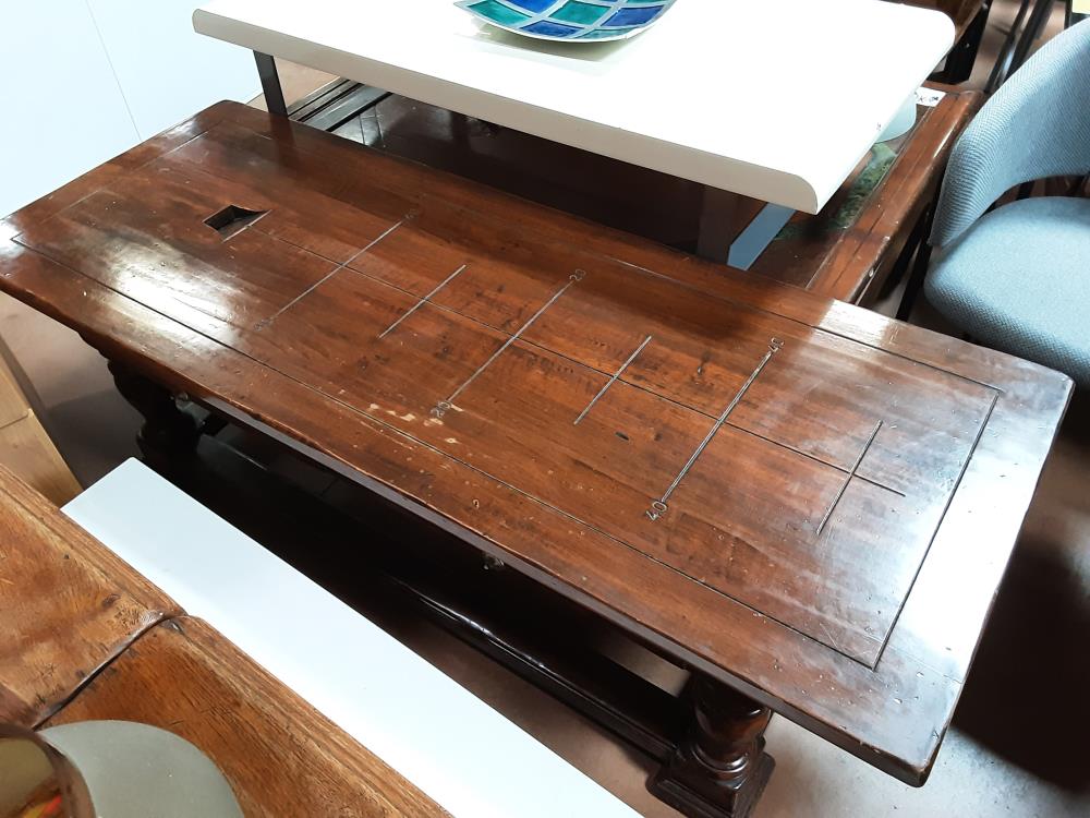 TABLE BASSE CHENE GRADUÉE 