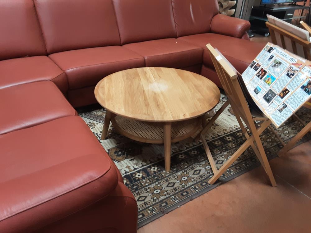 TABLE BASSE ALINEA MASSIF BOIS 2PL 