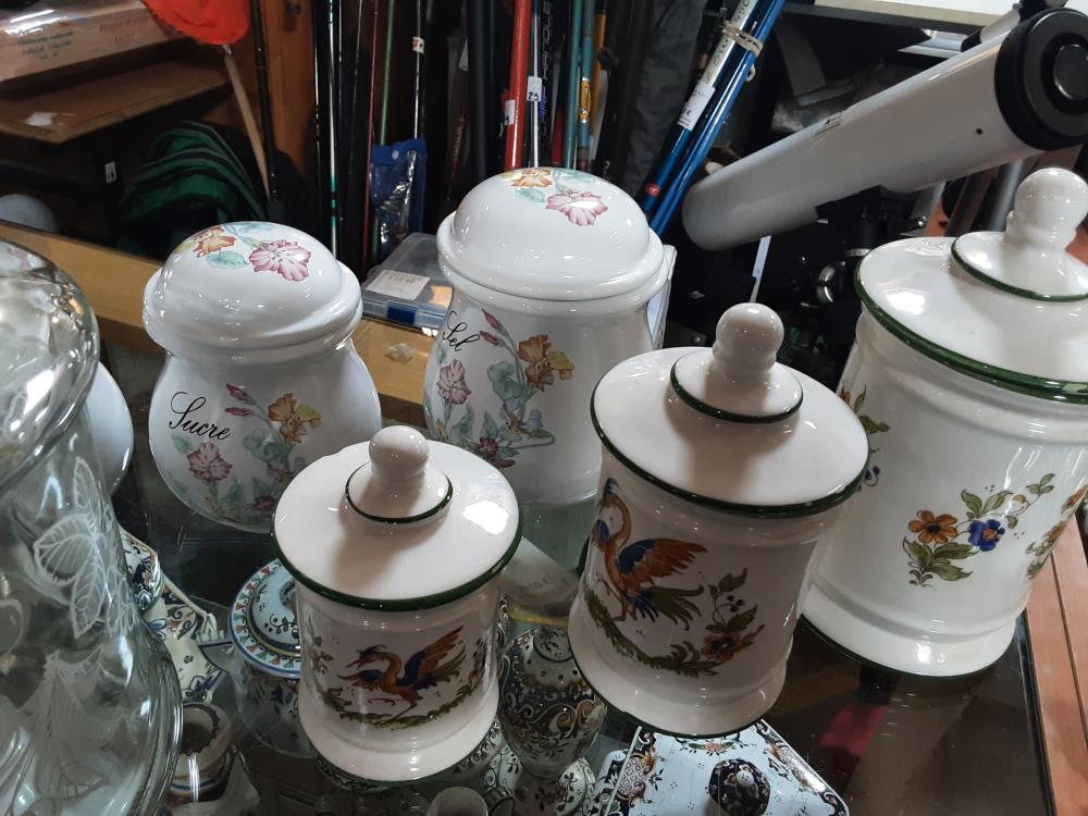 LOT DE POTS CONDIMENTS