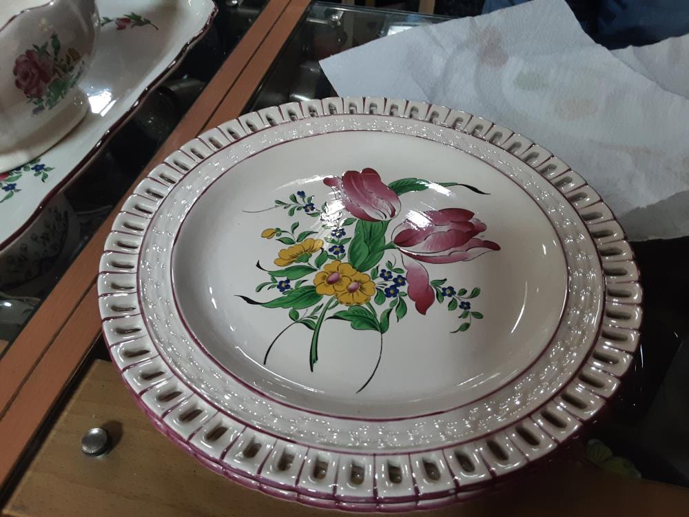 ASSIETTE LUNEVILLE AJOURÉ 