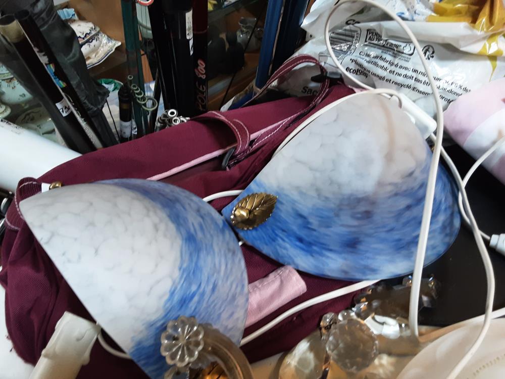 APPLIQUE DEMI LUNE BLEU