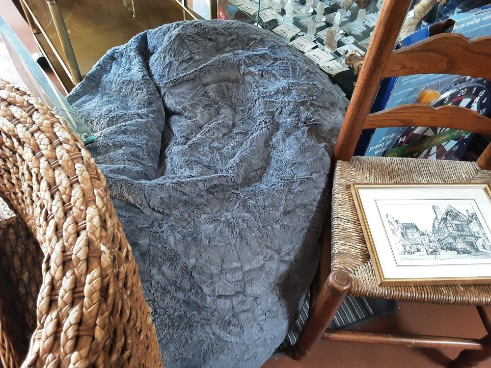POUF GRIS