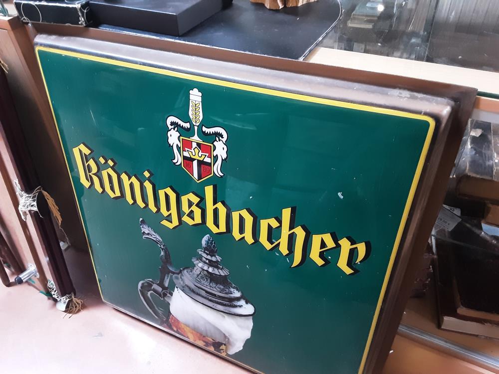 PANCARTE PUBLICITAIRE KÖNIGSBACHER
