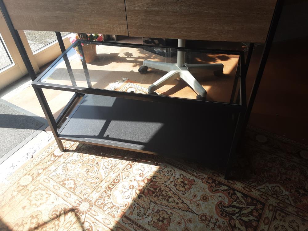 TABLE BASSE NOIR PLV