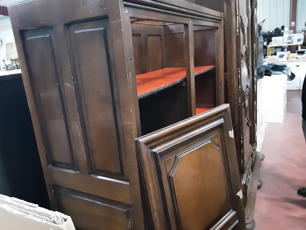 ARMOIRE BOIS 2P + CLEF