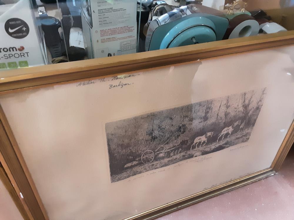 IMPRESSION MARCEL JACQUES ATTELAGE DE FORET