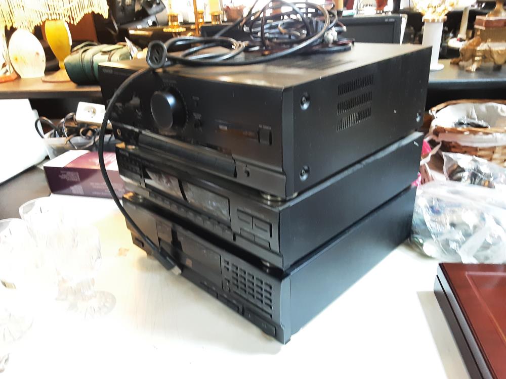 CHAINE KENWOOD CD TUNER AMPLI + ACC