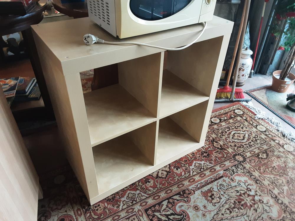 MEUBLE CASIER BOIS CLAIR