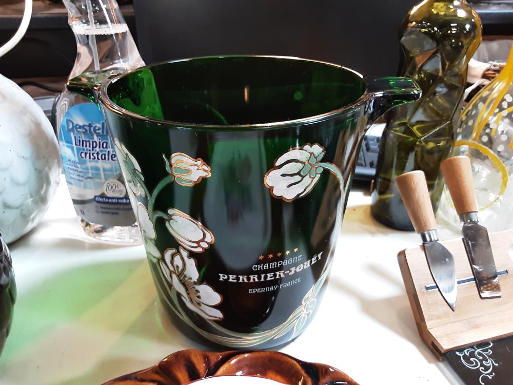 SEAU VERRE CHAMPAGNE PERRIER
