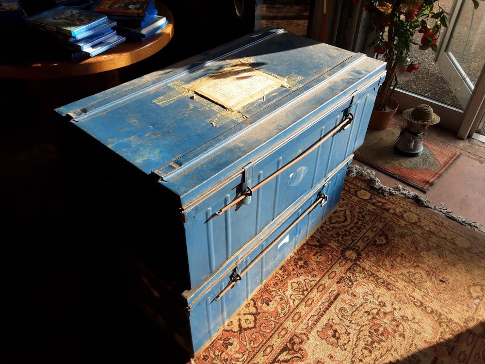CANTINIERE MÉTALLIQUE BLEU