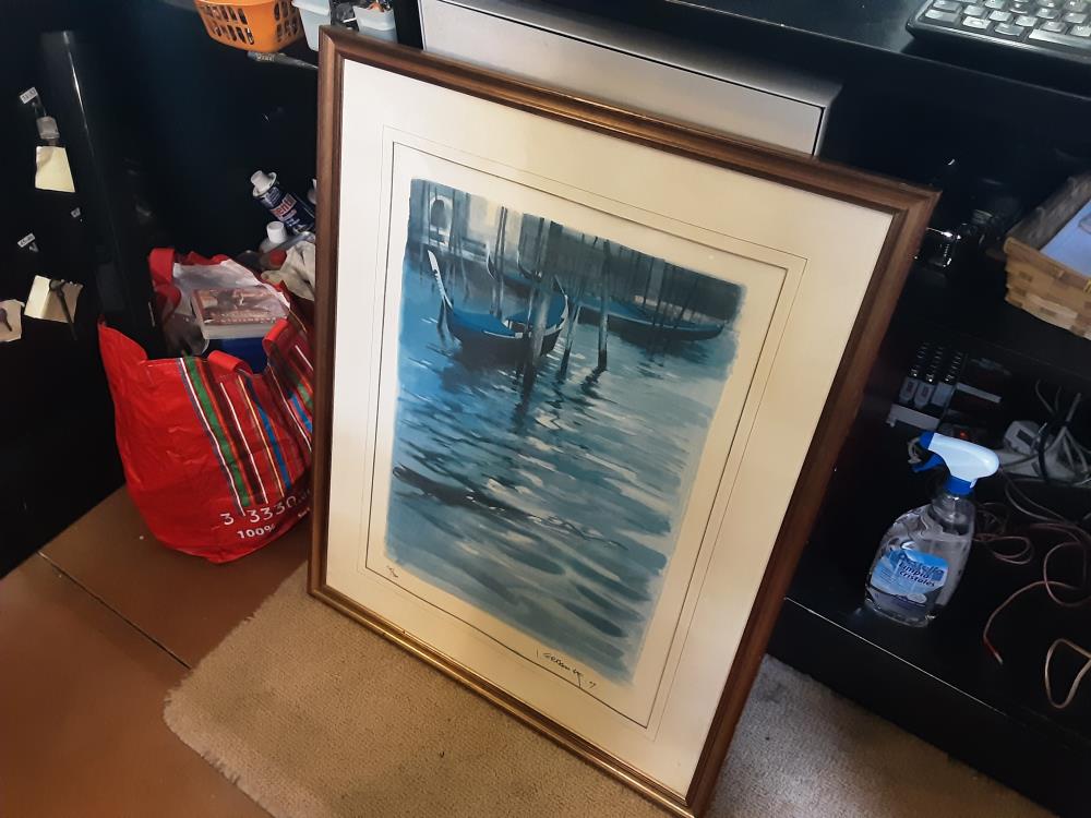 LITHOGRAPHIE VENISE GRIESMERY