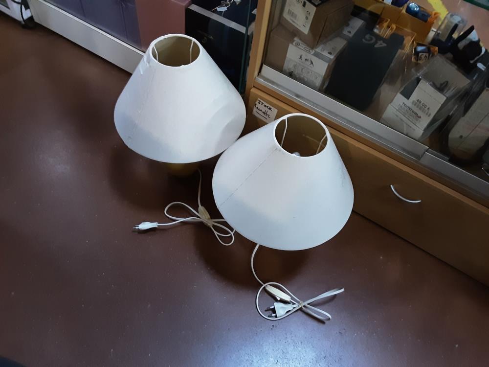LAMPE JAUNE ABAT JOUR M