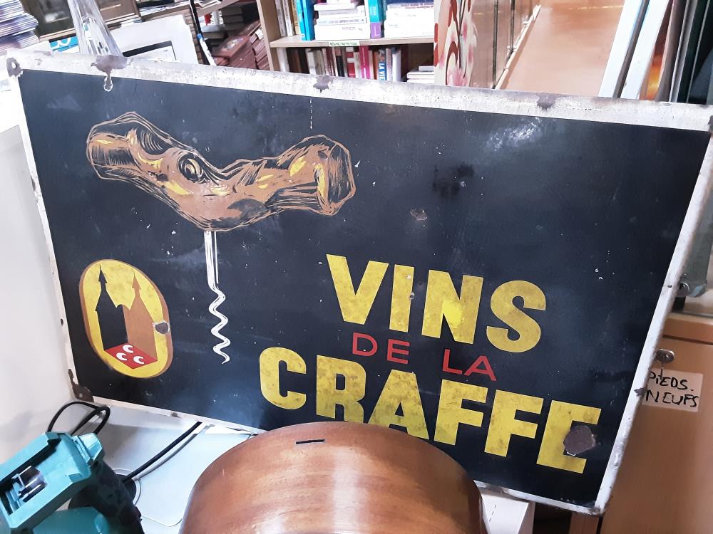 PLAQUE VIN DE LA CRAFFE