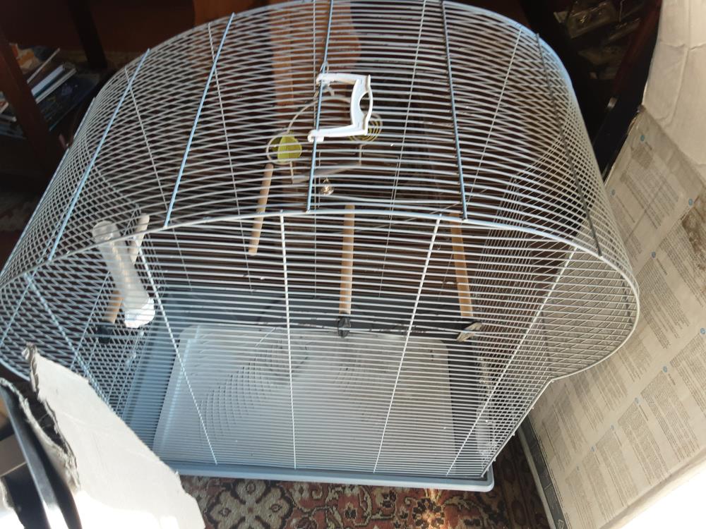 CAGE OISEAU BLANC 