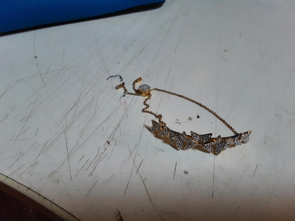 BRACELET DORÉ SWAROSKI 