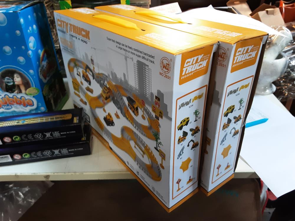 JOUET CIRCUIT VOITURE CHANTIER