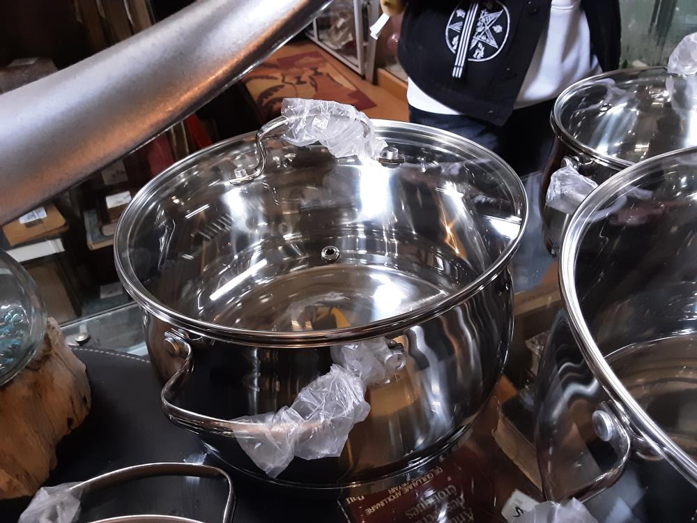 FAITOUT 3 INOX + COUVERCLE 