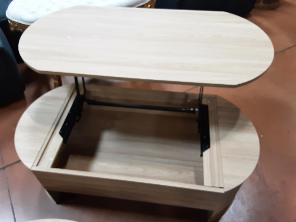 TABLE BASSE OVALE RELEVABLE PN 199