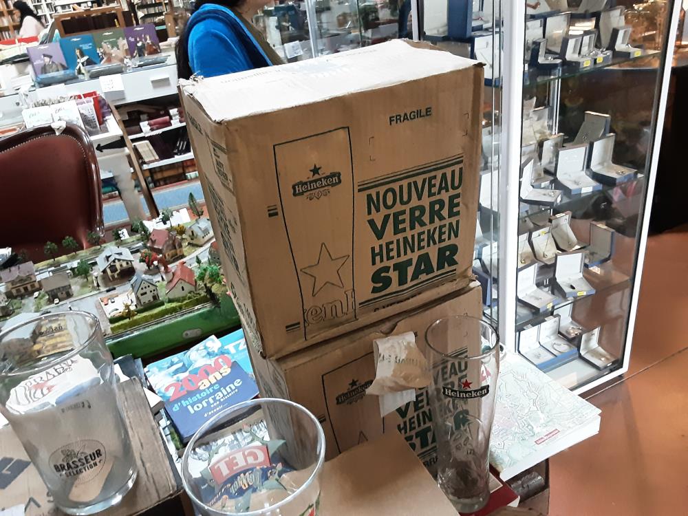 LOT DE 6 VERRES HEINEKEN