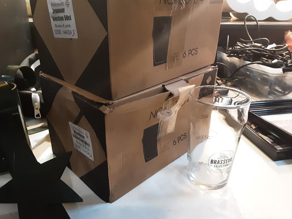 LOT DE 6 PINTES BRASSEUR COLLECTION