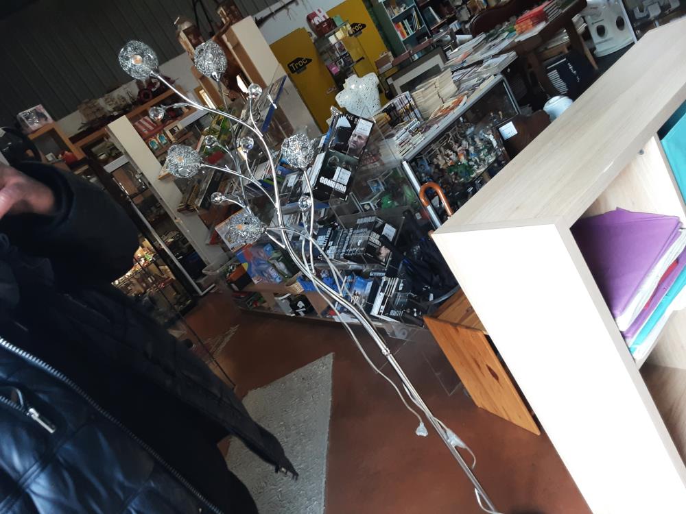 LAMPADAIRE GRIS 5 FEUX