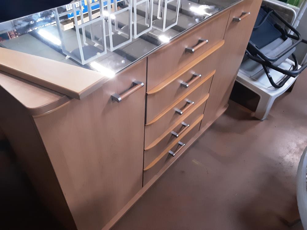 BAHUT VAS BOIS CLAIR 2P 5T 